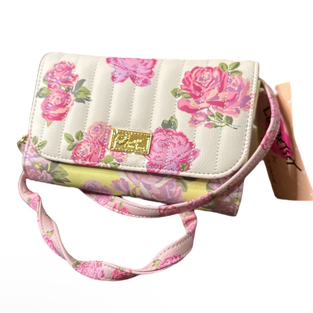 Betsey Johnson Floral Crossbody & Coin Purse NWT/NIP